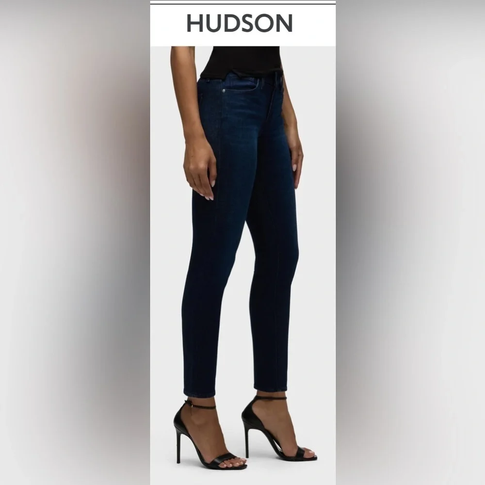 UEC HUDSON BARBARA SUPER SKINNY ANKLE JEAN LOS ANGELES SZ 24 WASH-Rescue